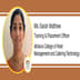 ACHMCT Training & Placement Officer: Ms. Sarah Mathew’s Interview